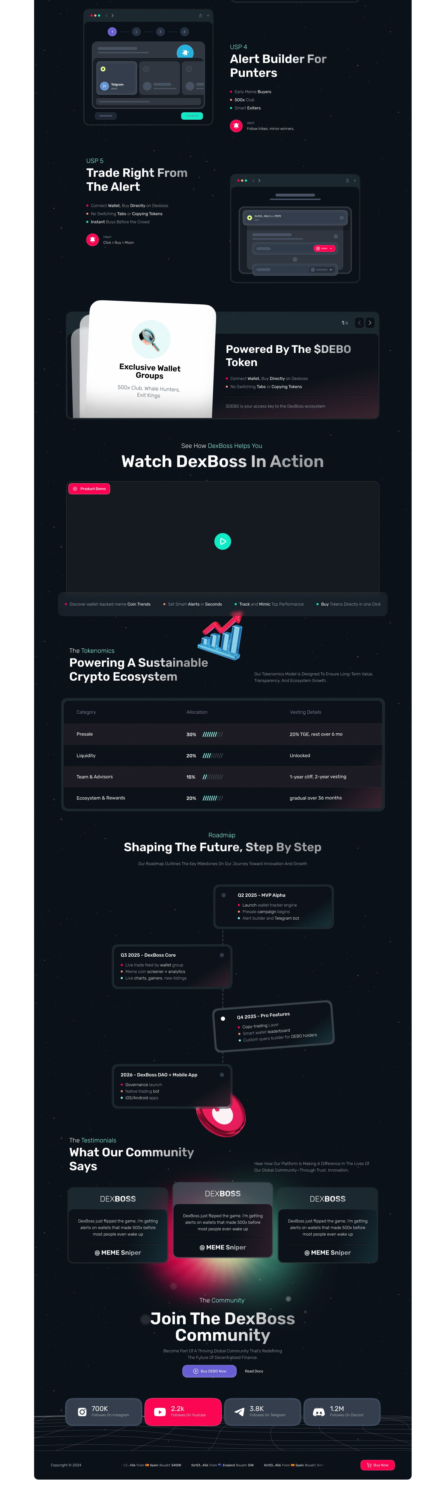 Trade – DexBoss Landing 🔥 by Mohammad Reza Farahzad for Orizon: UI/UX  Design Agency on Dribbble