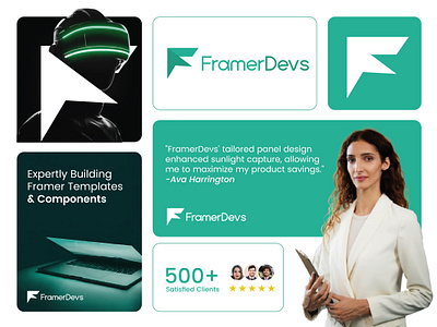 FramerDevs – Icon & Branding Presentation branding design graphic design logo logo design logo for sale