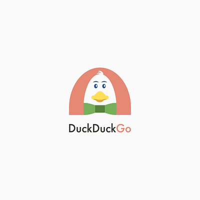 DuckDuckGo logo design branding logo logo design