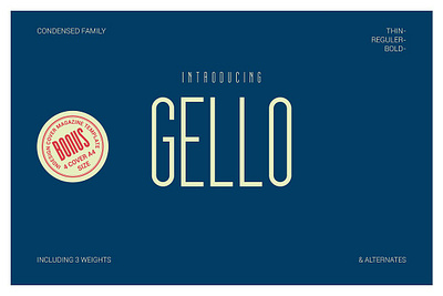 GELLO 3d alternates branding branding clean contemporary fractions fresh friendly graphic gello graphic design humanist legible logo modern motion graphics opentype pro sans sans serif small caps softened
