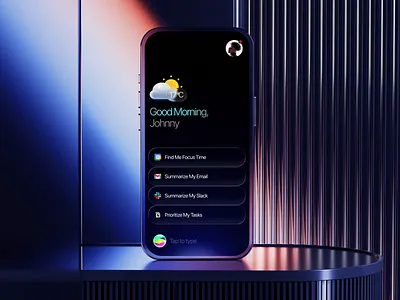 AI Agent — Finding Focus Time on Calendar ai ai agent ai app ai assistant animation assistant b2b agent b2b ai agent calendar calendar app chatgpt focus time interaction design mobile mobile agent mobile assistant premium design product design siri virtual assistant