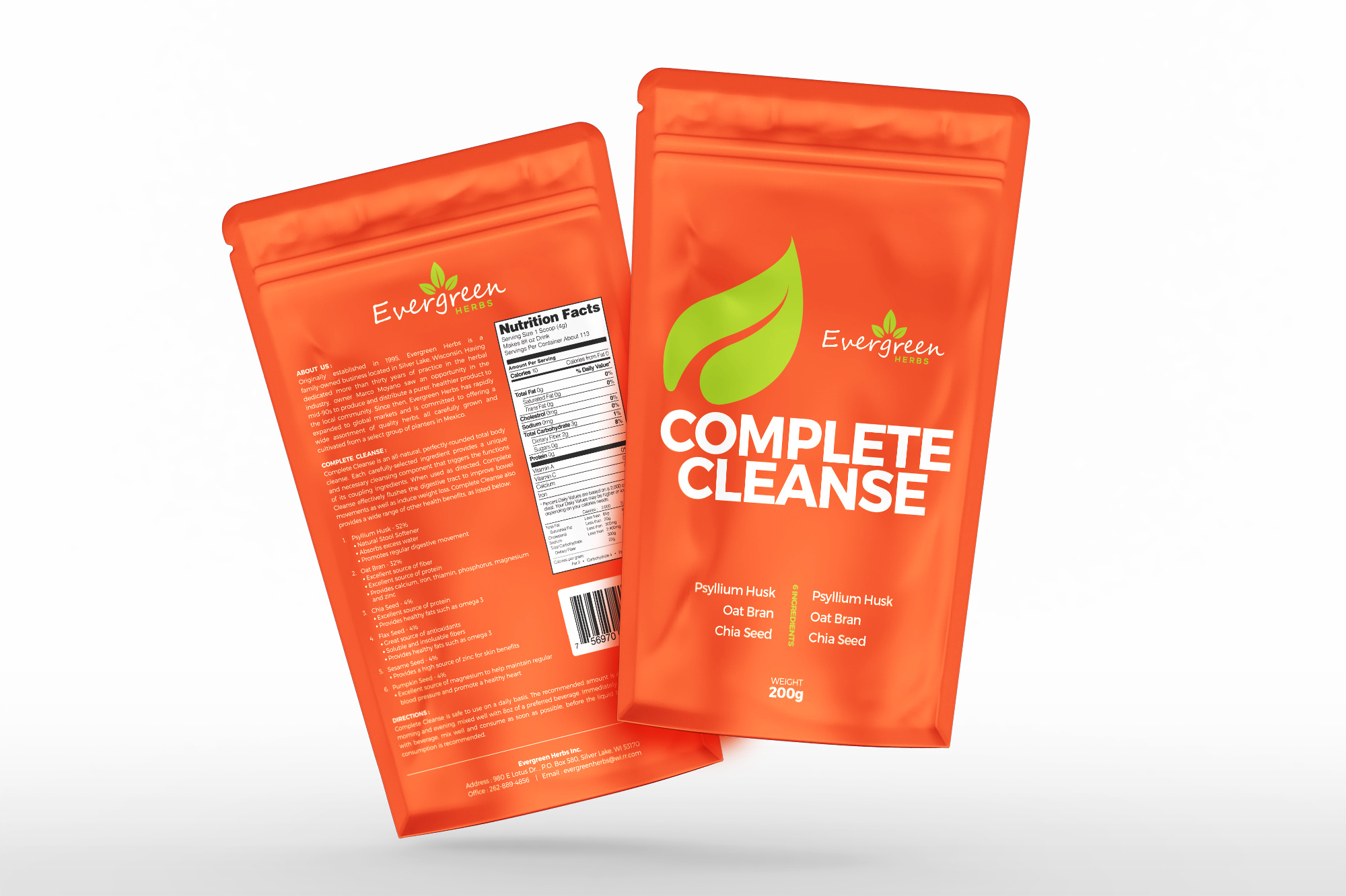 Example of Professional & Shelf Ready Label Design