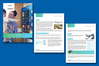 Oneview White Paper Design branding case study clean clinical creative design equipment graphic design medical modern pitch deck powerpoint presentation print professional white paper