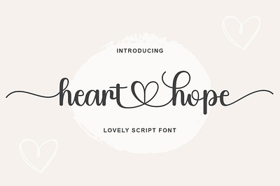 Heart Hope 3d animation branding fonts graphic design logo lovely motion graphics ui
