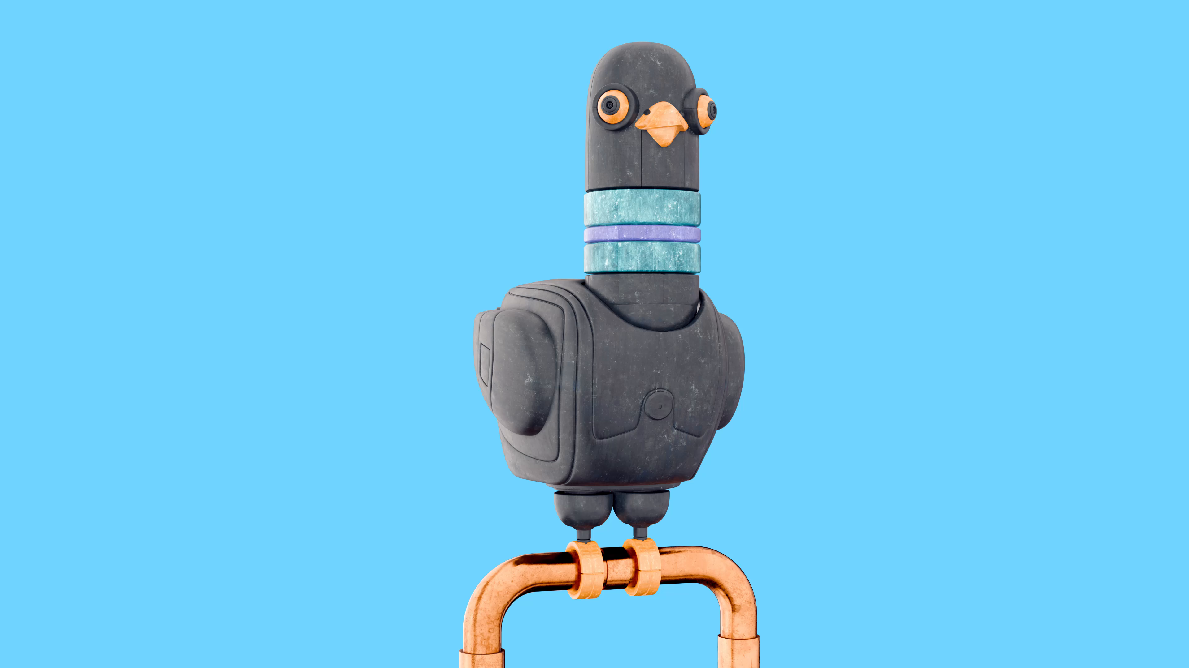 Example of Guard pigeon