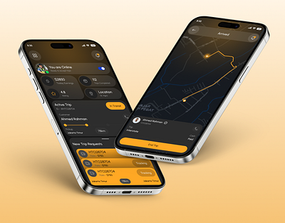 Logistics Driver Mobile App app design courier service delivery app driver driver app driver management app driver service inventory logistics logistics driver mobile app logistics mobile app map mobile app parcel saas shipping management tms tracking transportation ui design