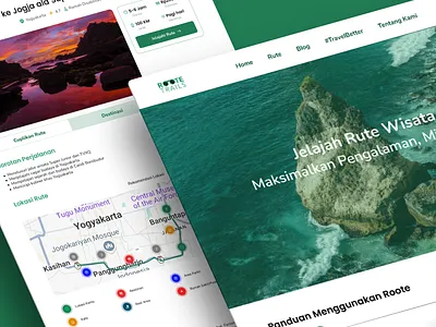 Roote Trails - Website Pencarian Destinasi Wisata ui