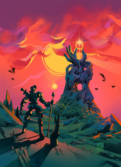 Fantasy Experience adventure card game character design cover book fairy tale fantasy illustration poster art