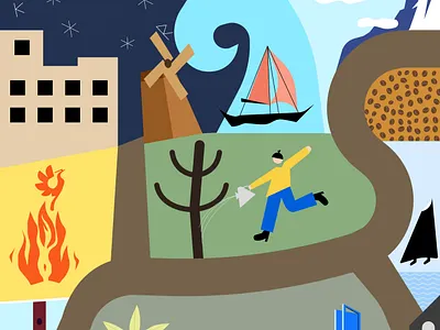 Nature Art Abstraction abstract abstract art art colorful art figma design illustration illustrator nature abstract nature art abstraction