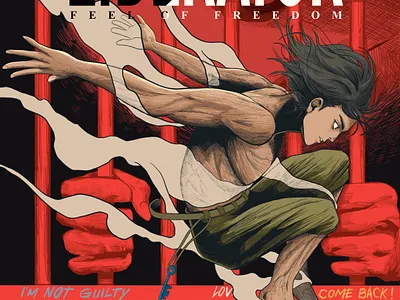 Cover Poster Liberator book cover book illustration graphic design illustration movie poster poster