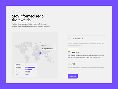 Semantic Visions - Homepage animation homepage landing marketing ui web website