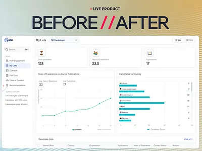 G-Link List Page Redesign Concept ai agents ai copilot ai saas best design agency on dribbble best ux design agency bottomlineux dashboard dashboard design g link hr mafruh faruqi medical product design agency product redesign saas design agency saasfactor sohag islam ux ux fix y combinator