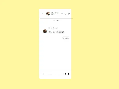 Direct Message minimal ui