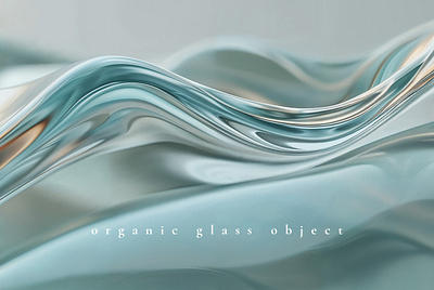 Organic Glass Background abstract art background branding composition design fluid glass graphic design illustration liquid modern organic smooth unique wave