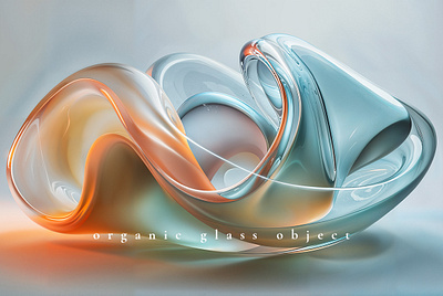 Organic Glass Background abstract art background branding design fluid glass graphic design illustration liquid logo modern motion graphics organic shape wave
