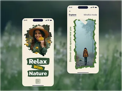 Hello Creatives, Here is Nature Finder App Design. android app apple casestudy garden nature park product design responsive tree ui ux webdesign
