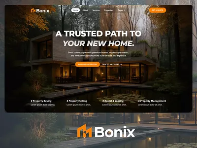 Bonix – Best Real Estate & Property Elementor Landing Page best real estate landing page landing page landingpage real estate agency landing page real estate landing page real estate landing page design top real estate landing page webdesign wordpress