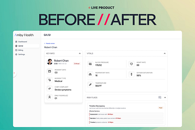 HealthTech SaaS Review Dashboard Redesign ai agents ai copilot ai saas amby health best design agency on dribbble best ux design agency bottomlineux dashboard dashboard design healthtech mafruh faruqi product design agency product redesign saas design agency saasfactor sohag islam user experience ux ux fix y combinator