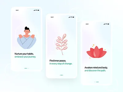 Splash Screen - Wellness Mobile App design mobile mobile screen splash splash screen ui uiux wellness wellness app