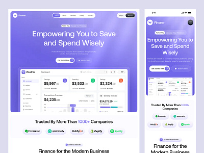 Saas Landing Page Design best design crypto finance finance management fintech landing page modern design modern saas landing page product design saas saas dashboard saas landing page saas product saas ui saas website saas website design ui uiux web design website