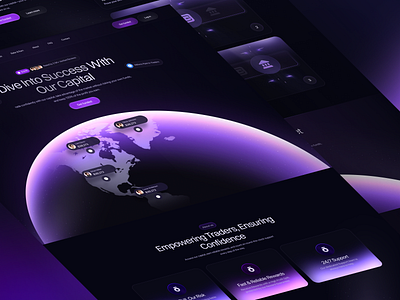 Prop Firm Trading Platform Website cryptoexchange darkmodeui financewebsite fintechui forextrading fundedaccount fundedtrader fundedtraderprogram fundingchallenge investmentplatform propfirm propfirmfunding propfirmwebsite proptrading tradingdashboard tradingfirm tradingplatform tradingwebsite uiuxdesign web3design