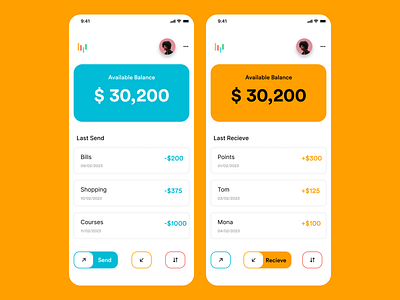 Finance app app design fin tech finance mobile ui ui ux interface ux