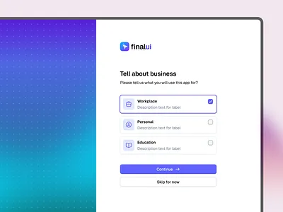 Onboarding UI auth design system figma final ui onboarding registration signup uikit
