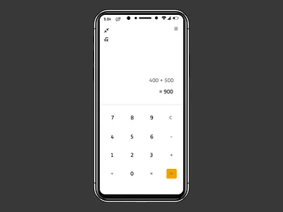 Calculator 3d animation app branding calculator design graphic design illustration iphone logo minimal motion graphics phone typography ui ux vector