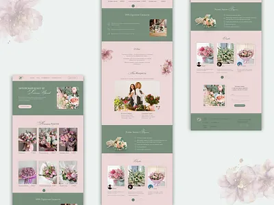 Floral Rus website graphic design