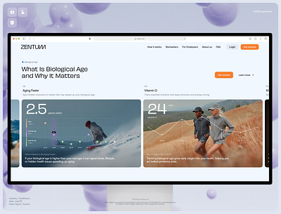 Zentum Health Biomarker Cards biomarker charts dashboard doctor health health tech medicine tech