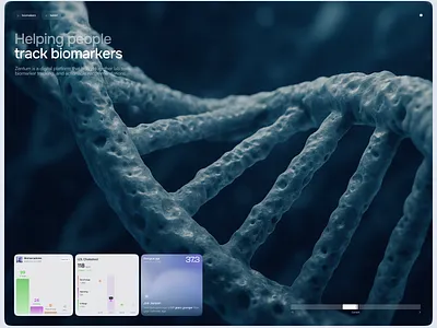 Biomarker Tracking 3d ai biomarker dna doctor health medicine tech tracking