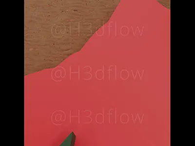 Moroccan Unity – Sahara and the Nation 3d 3d illustration animation blender modeling creative portfolio creative project digital art map of morocco moroccan culture moroccan flag moroccan sahara morocco national unity sahara visual identity