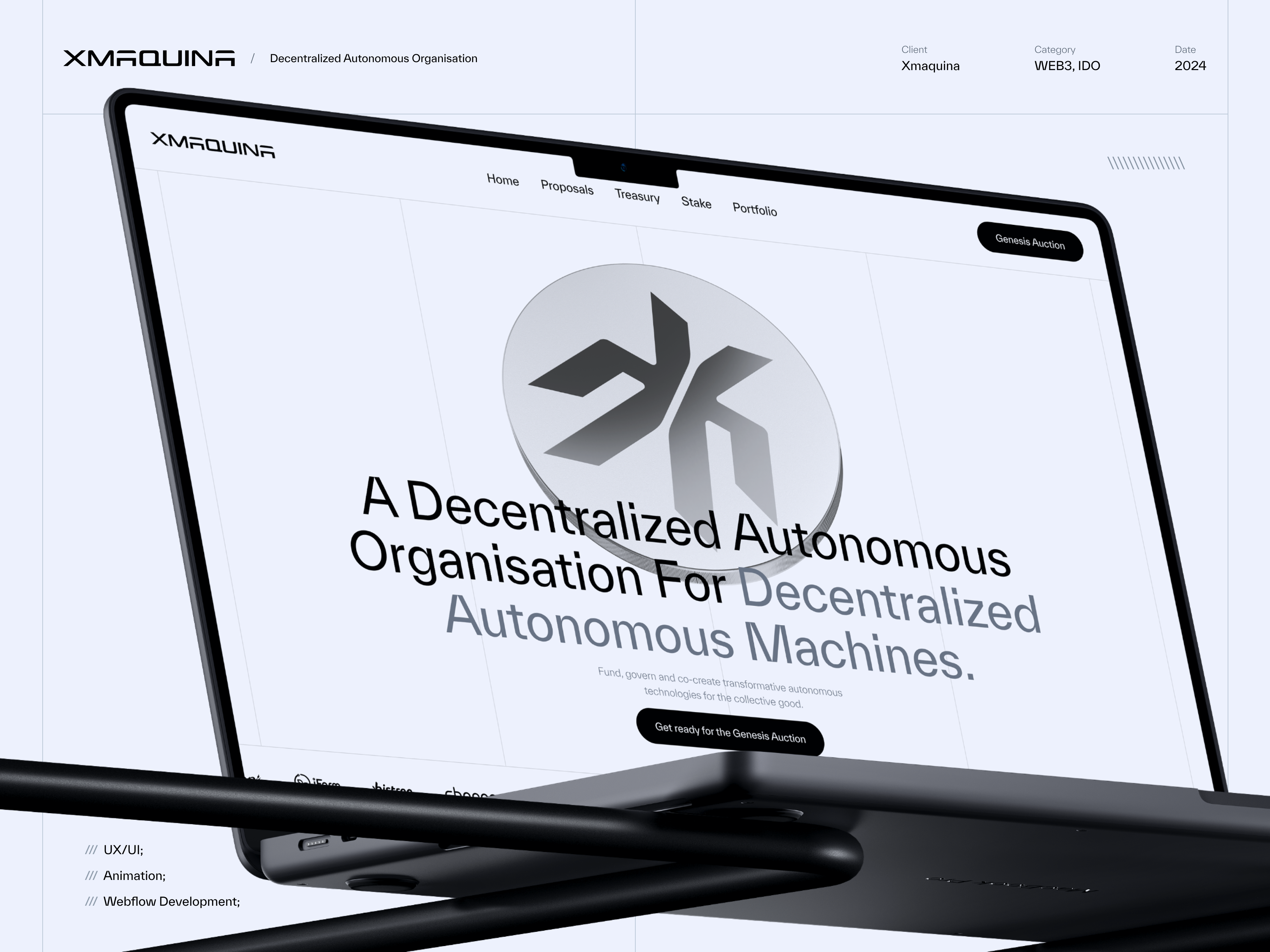 Xmaquina - Web Site & DAO Platform ai blockchain crypto dao darkmode decentralized designsystem lightmode machine economy minimaldesign productdesign prototype responsive robotics smart contracts tokenomics uiux uxdesign web3 webdesign