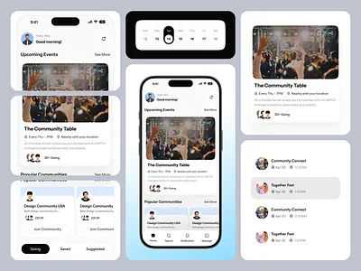 Event Mobile App UI Design app app design booking app concert conference event event app event mobile app events ios app design mobile app modern event app party party space booking app schedule event mobile app sports event mobile app technology ticket booking ui design uiux