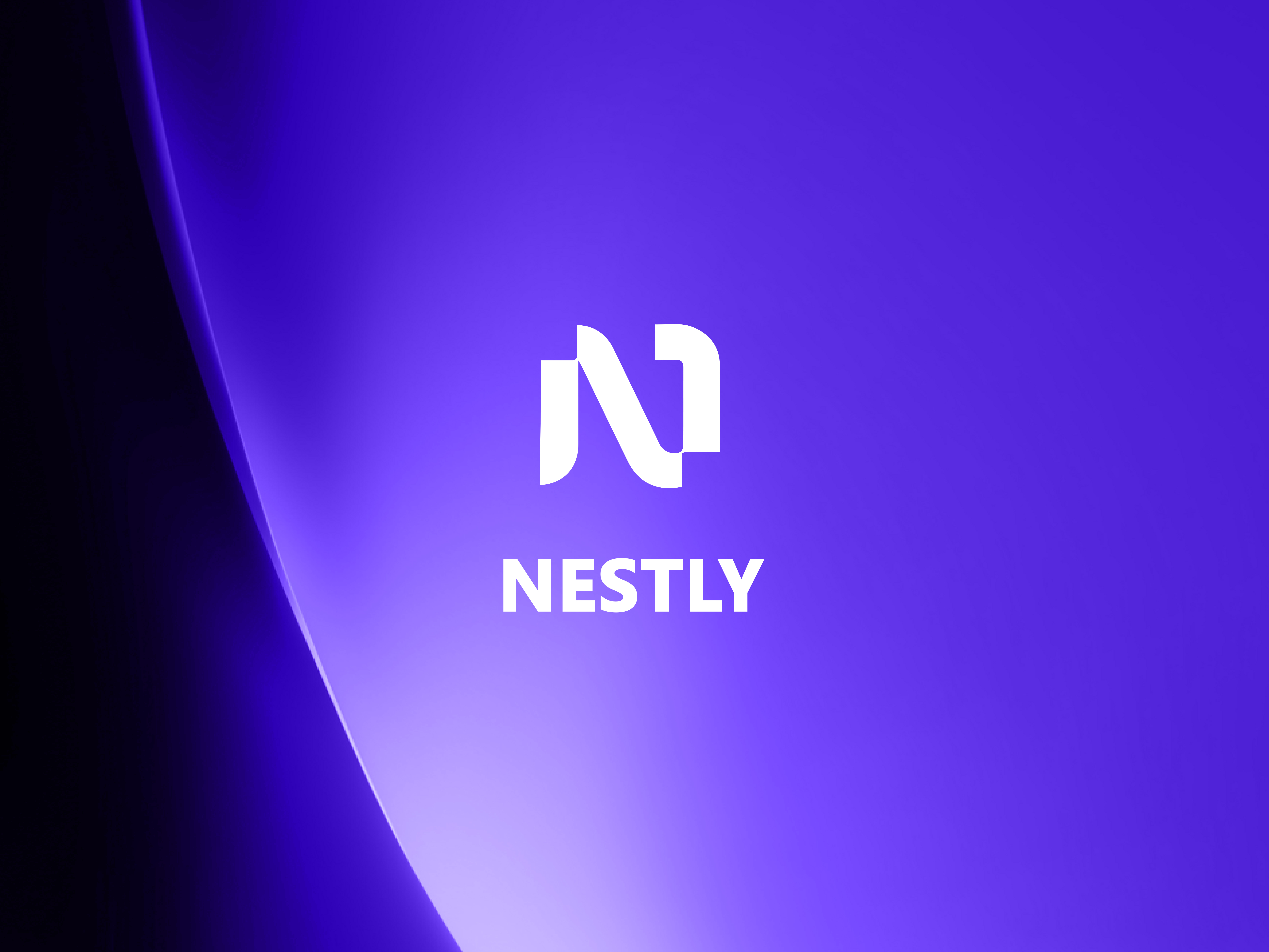 Nestly Logo Design & Animation, for a Modern Finance Brand animation brand identity branding design subscription finance brand financial logo fintech design graphic design logo logo animation logo designer minimal design modern modern branding motion design motion graphics startup visual identity