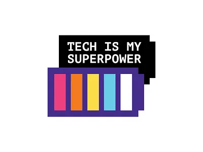 Riga TechGirls Brand Stickerpack battery branding color community design editorial illustration empowerment girlpower graphic design illustration illustrator logo minimal pin power sticker ui vector