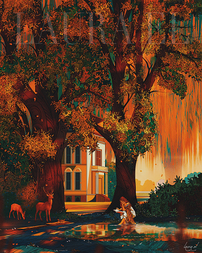 The First Page - Digital Illustration art art portfolio artist book cover childrens book art concept art digital illustration digital painting editorial illustration graphic design illustration magazine cover procreate storybook art