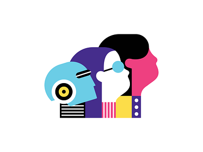 Riga TechGirls Brand Stickerpack branding community design editorial illustration empowerment graphic design illustration illustrator it latvia logo minimal riga robot team technology ui vector