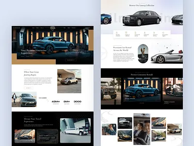 LimoDrive graphic design ui