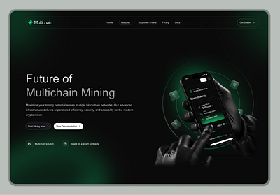 Ai Powered Cloud Mining Solution ai mining ai powered ai technology automation blockchain cloud mining crypto dashboard crypto design crypto website cryptocurrency designinspiration digital assets fintech machine learning mining interface mining platform tech landing page trend web design web3