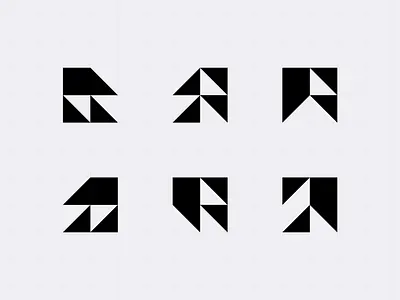 Minimalist Geometric Logo Concept abstract brand identity branding creative geometric graphic design grid logo logo logo design logo designer logo grid logo inspiration logo mark minimalist modern symbol triangle logo