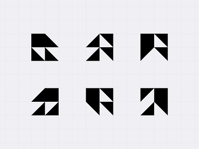 Minimalist Geometric Logo Concept abstract brand identity branding creative geometric graphic design grid logo logo logo design logo designer logo grid logo inspiration logo mark minimalist modern symbol triangle logo