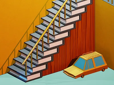 Bookstore 3D illustration 3d 3danimation 3dbook 3dillustration b3d blender3d books bookstore bookstore animation