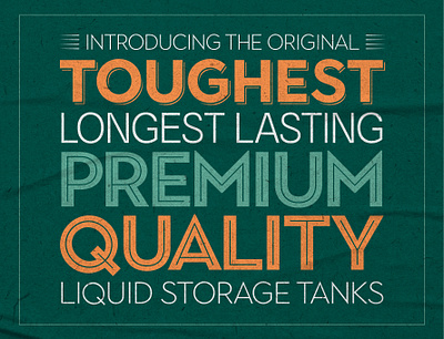 Tuffa Tanks website and branding branding design graphic design logo retro storage tanks typography ui vintage web design
