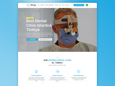 Dr Cem Baysal Website ui
