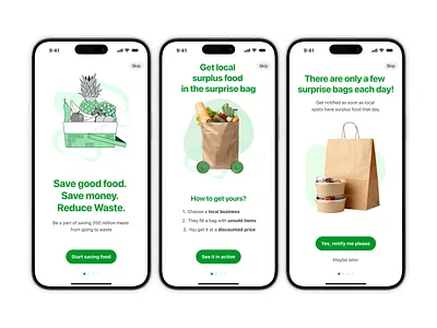 Enhanced Onboarding UI UX design for Local Food Store app ui ux design business food food app mobile app mobile app design onboarding onboarding design onboarding ui ux design store ui ux design ui ux designer