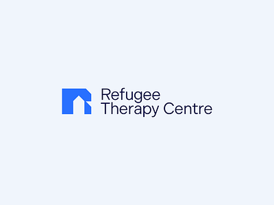 Refugee Therapy Centre Branding branding capital r charity graphic design health logo mental health ngo psychotherapy r refugee wellness