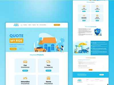 Quote My Ride Website ui