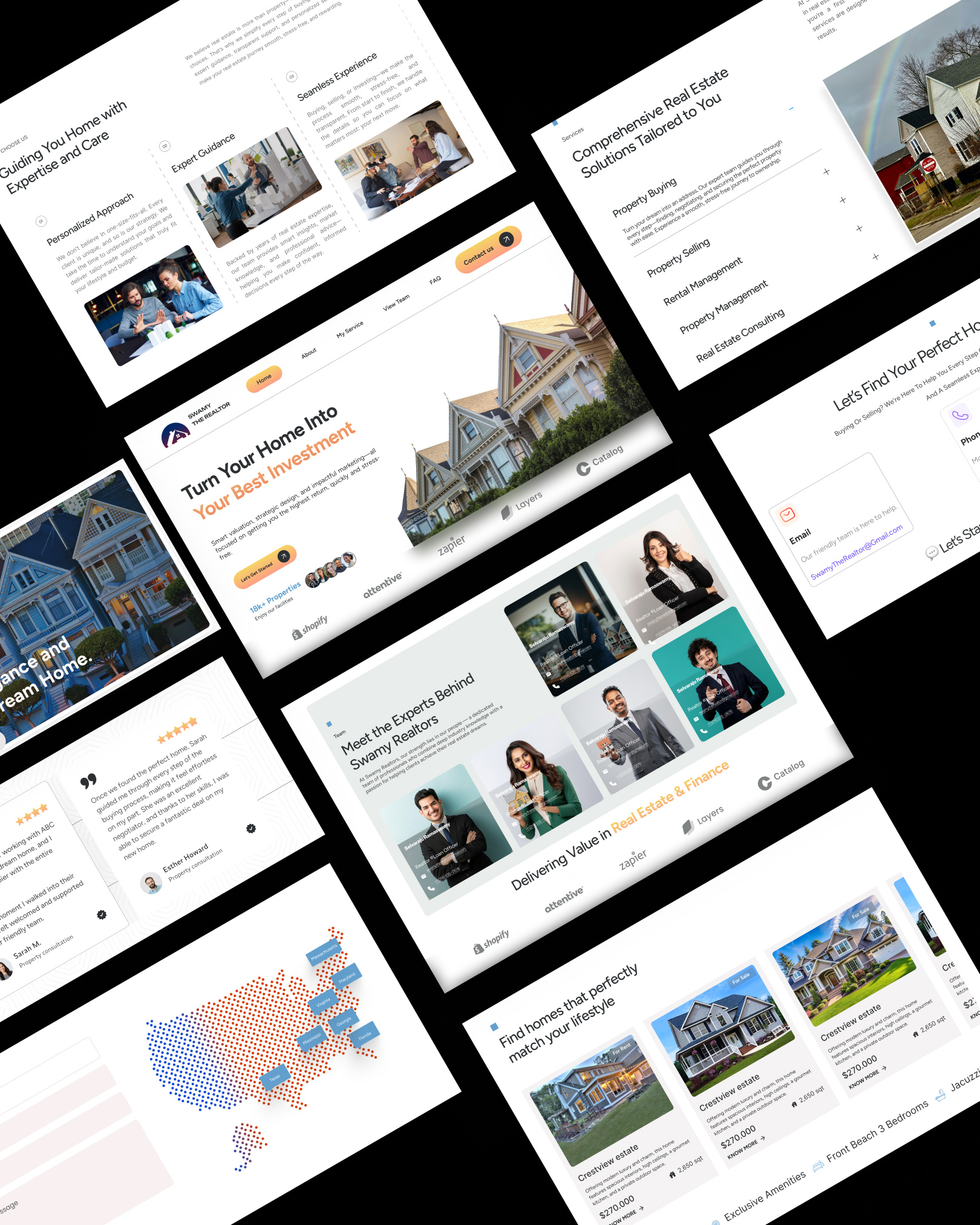 🏡 Swamy Realtor — Real Estate, Redesigned UI UX Design Project chatgpt figma realestate realtor ui ui ux design ux website