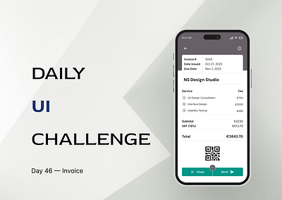 Daily UI · Challenge 46: Invoice dailyui design invoice ui